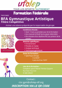Formation BFA Gym
