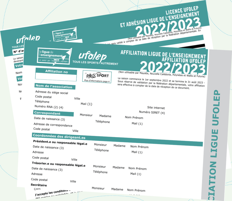 Campagne d’affiliation et adhésion 2022-2023